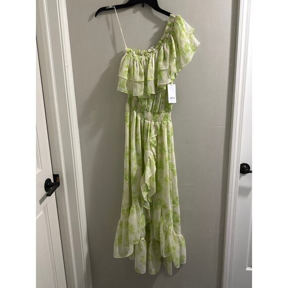 MISA Los Angeles Rumi Dress Honeydew Blossom size‎ Small New - Picture 2 of 9